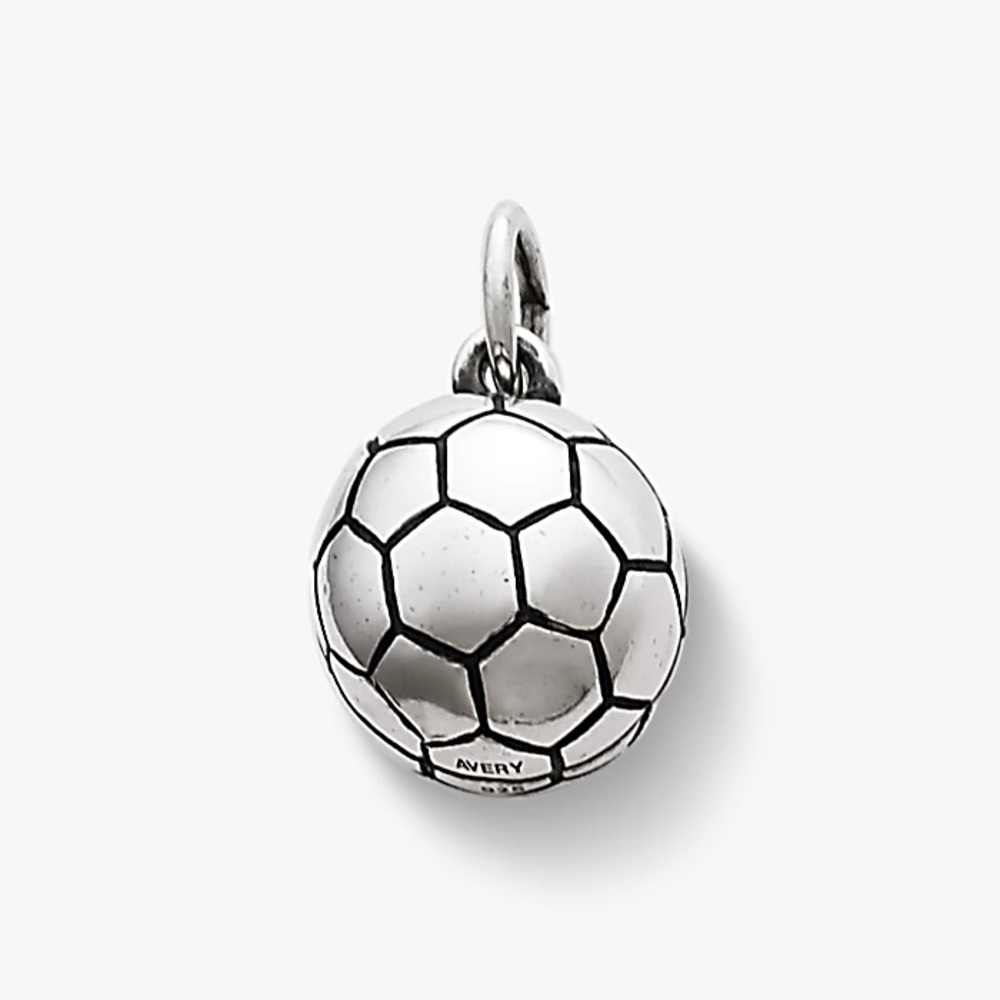 james avery sterling silver soccer ball bracelet charm